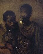 Rembrandt Peale Two young Africans. painting